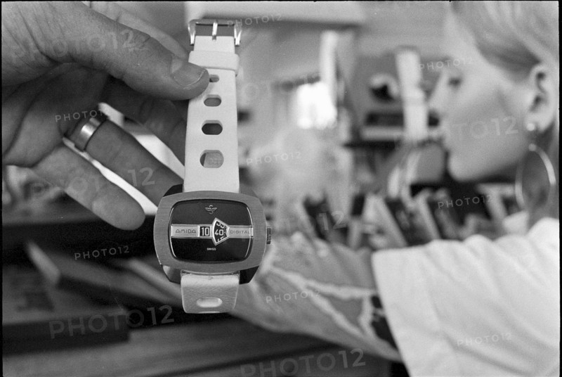 Watch factory Amida SA in Geneva 1971