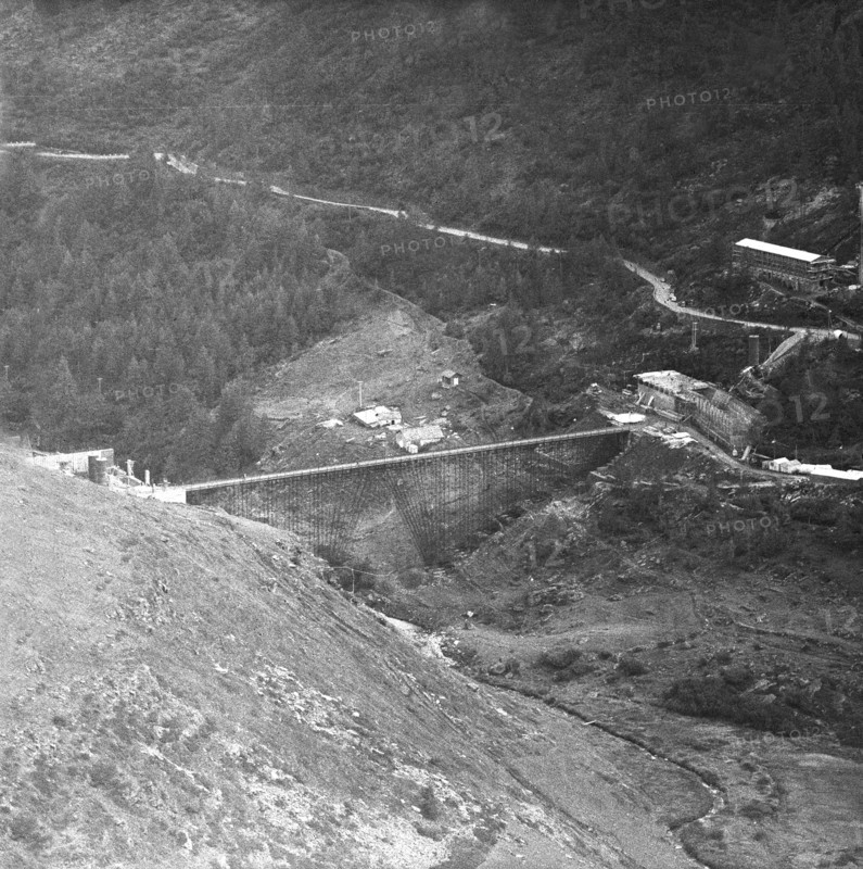 Great Sankt Bernhard building site 1958
