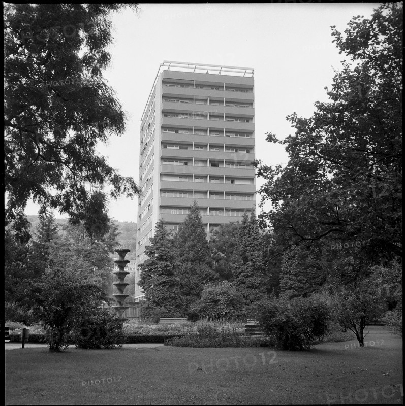First high-rise building of Biel, 1958
