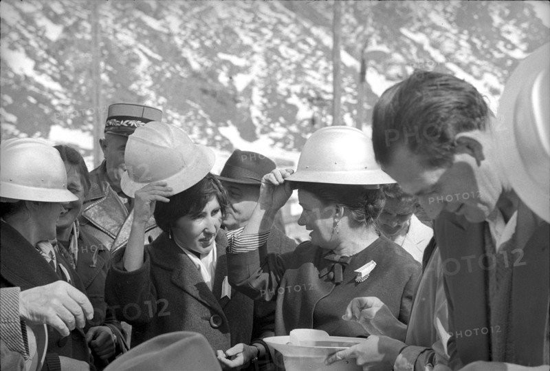 Celebration on the occasion of the San Bernardino tunnel break through, 1965