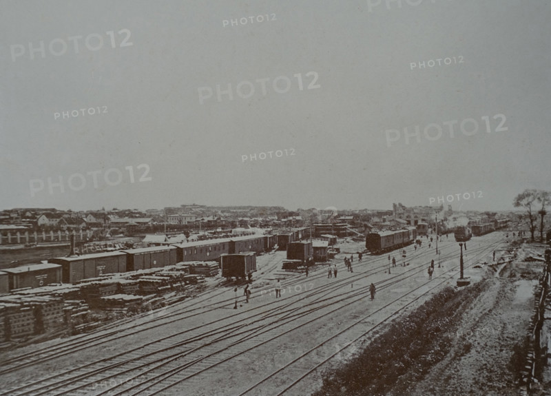 Harbin View of the railway track near Harbin Station Photo by Martynov