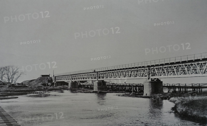 Taizhe River Bridge Art album Manchuria Russo-Japanese War 1906