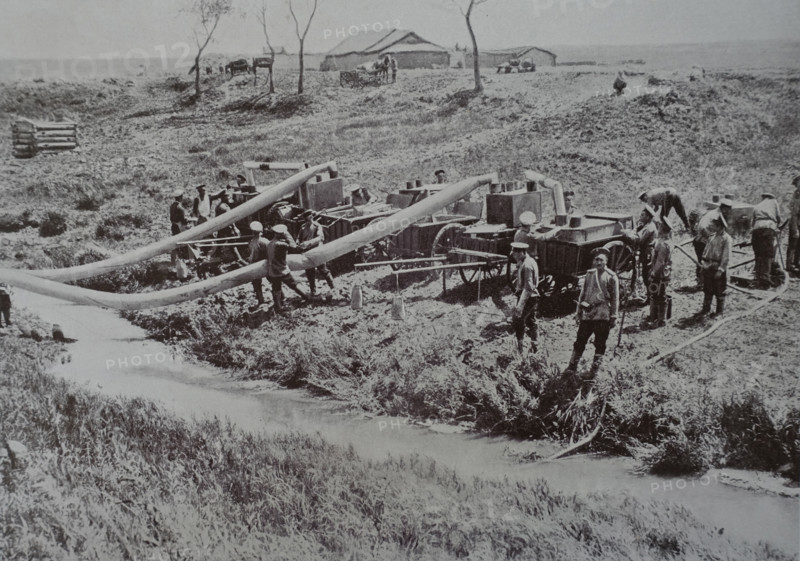 Gas production Art album Manchuria Russo-Japanese War 1906