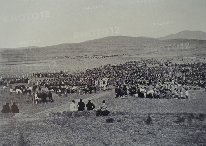 Russian troops departing Port Arthur December 23, 1904 Photograph by Lieutenant Kondrashov