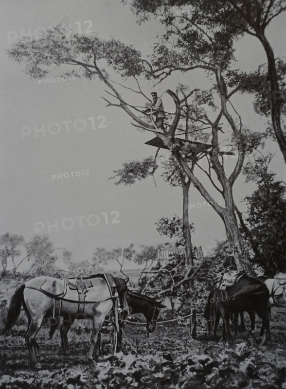 General Ivanov observes the battle at Liaoyang Photo by Gusev