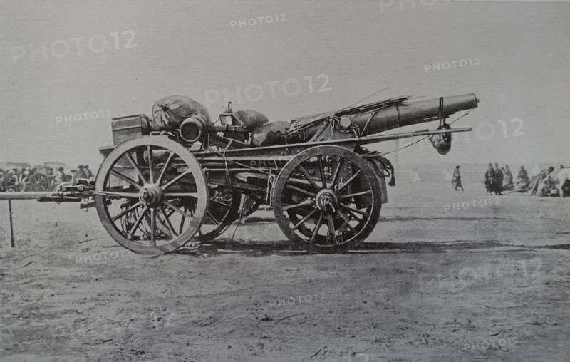 Siege weapon on the front Photo by Gusev
