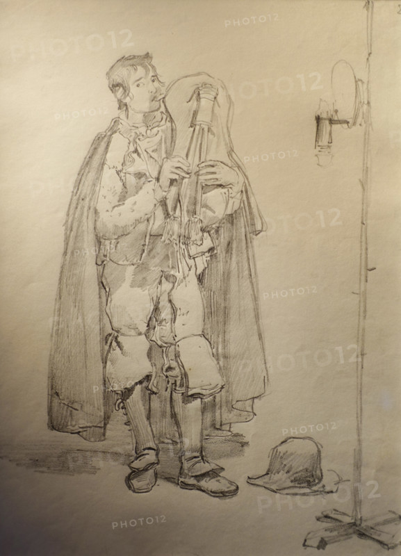 Piper End of 1820s Bryullov Karl Pavlovich (1799-1852) Italian album