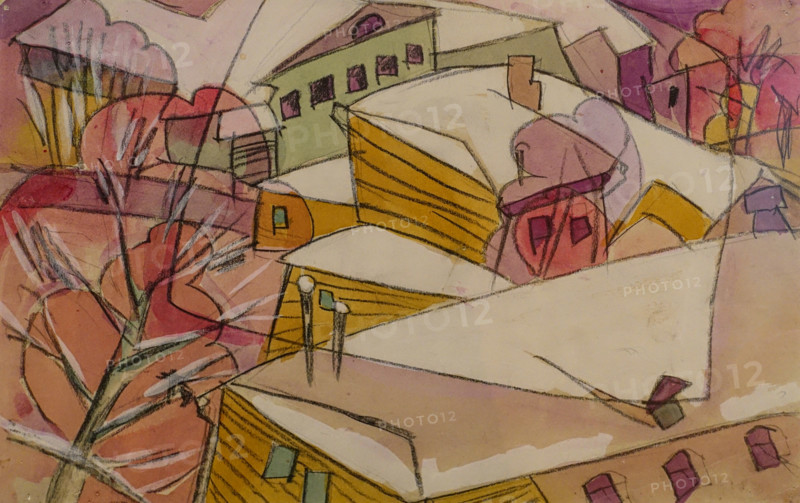 Landscape Circa 1916 Aristarkh Lentulov (1882-1943) Watercolour