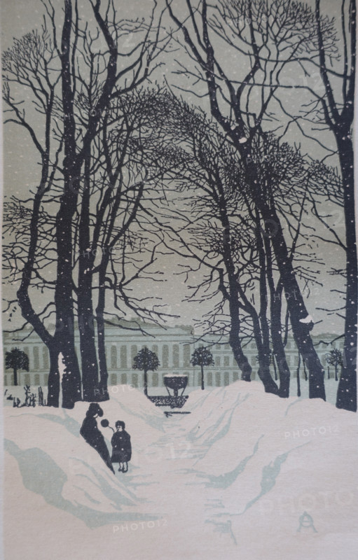 Summer Garden 1902 Saint Petersburg Ostroumova-Lebedeva Anna Petrovna (1871-1955)