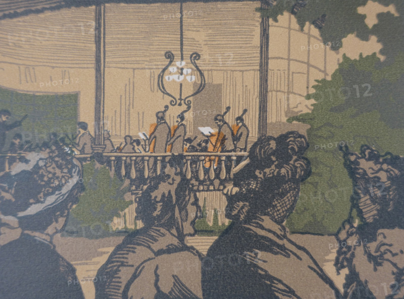 Pavlovsk Variety stage 1924 Ostroumova-Lebedeva Anna Petrovna (1871-1955)