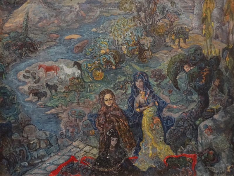 Blue Dreams 1908 Vasily Milioti (1875-1943)