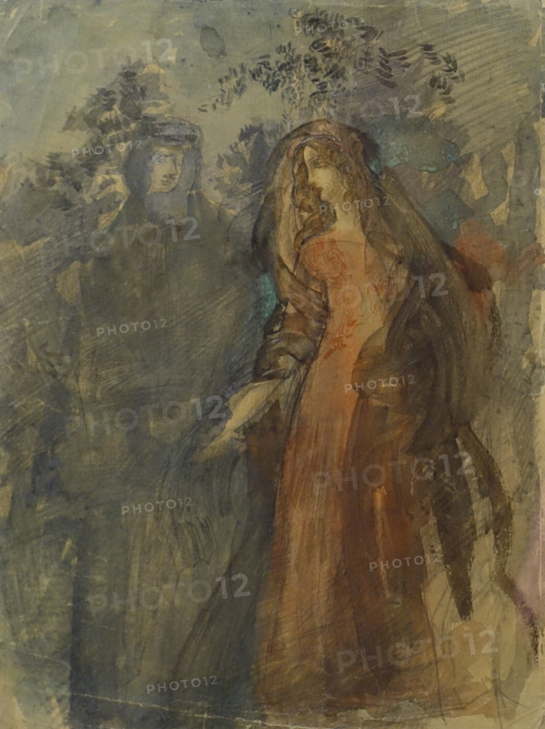 Faust and Margarita 1900s Pyotr Ignatyevich Bromirsky (1886-1919/1920)