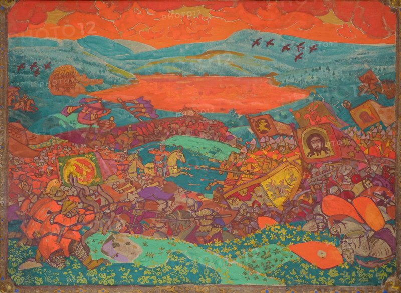 Battle of Kerzhenets 1911 Roerich Nicholas Konstantinovich (1874-1947)