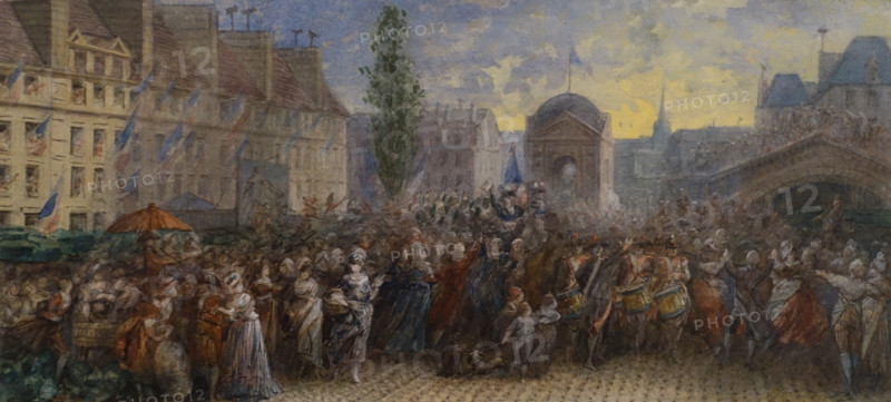 Proclamation of the Republic, September 21, 1792 Joseph Navlet (1821-1889)