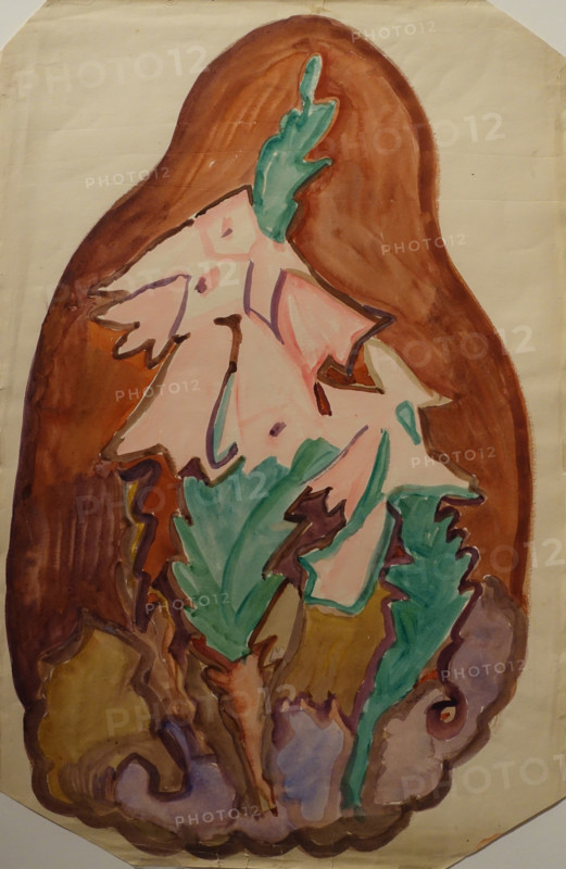 Composition with flowers 1911-1912 Elena Genrikhovna Guro (1877-1913)
