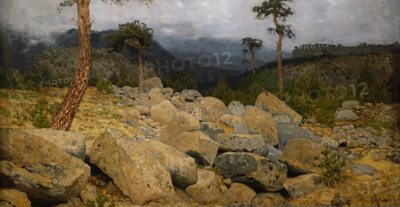 Crimean Mountains Isaac Ilyich Levitan (1860-1900) 1886