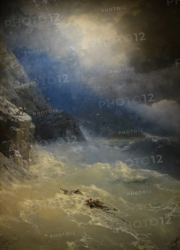 Storm at Cape Aya 1899 Aivazovsky Ivan Konstantinovich (1817-1900)