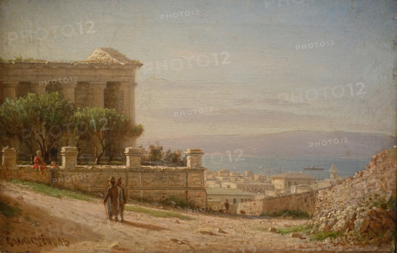 Sevastopol Crimea 1870s Oil on canvas Vereshchagin Pyotr Petrovich (1834-1886)