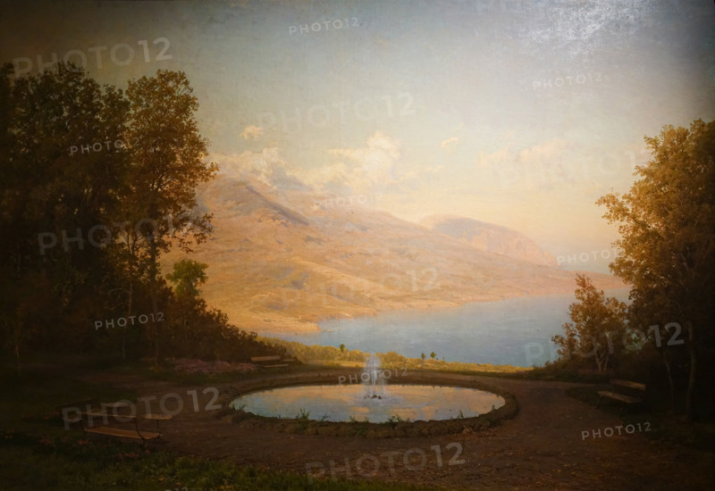 Eriklik Fountain Crimea 1872 Oil on canvas Vasiliev Fyodor Aleksandrovich (1850-1873)