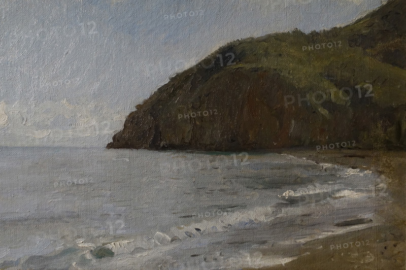 Seashore Study for the painting Iphigenia in Tauride 1893 Serov Valentin Alexandrovich (1865-1911)
