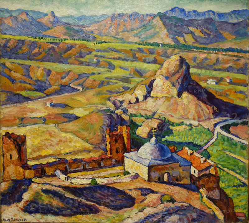 A View of the Genoese Fortress in Sudak 1917 Mashkov Ilya Ivanovich (1881-1944)