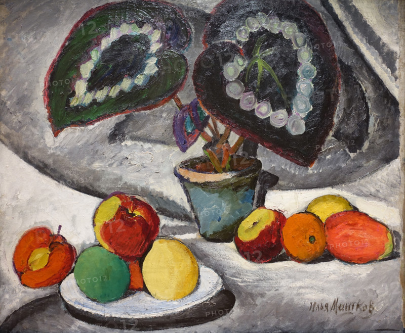 Still Life with Begonia 1911 Mashkov Ilya Ivanovich (1881-1944)