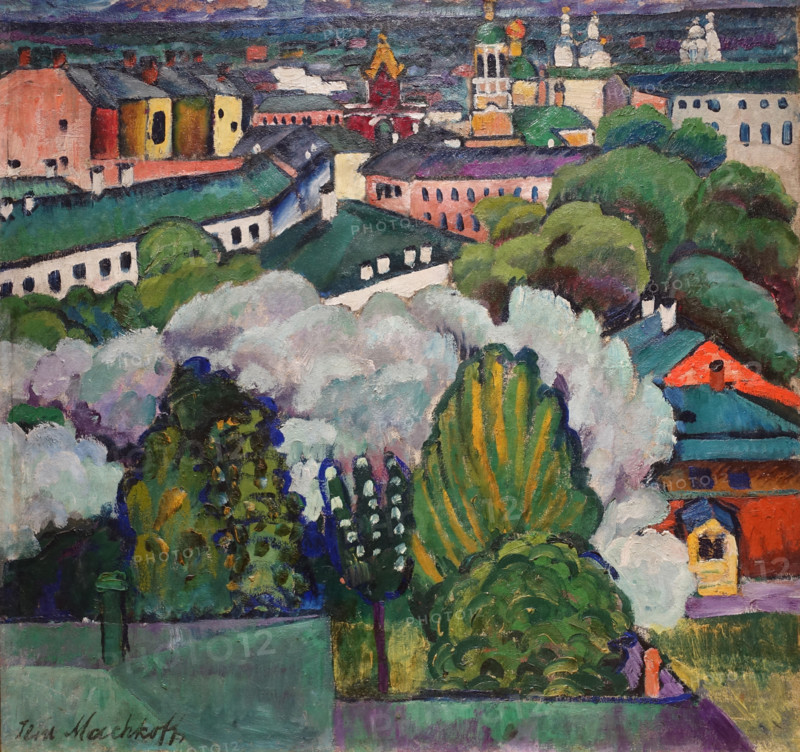 Cityscape Moscow 1911 Mashkov Ilya Ivanovich (1881-1944)