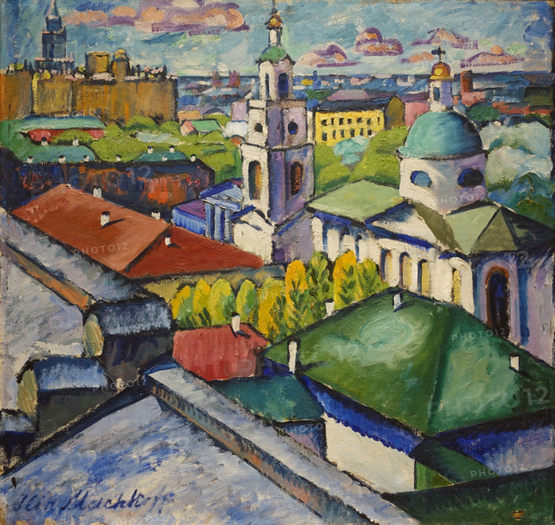 A View of Moscow Myasnitsky District 1912-1913 Mashkov Ilya Ivanovich (1881-1944)
