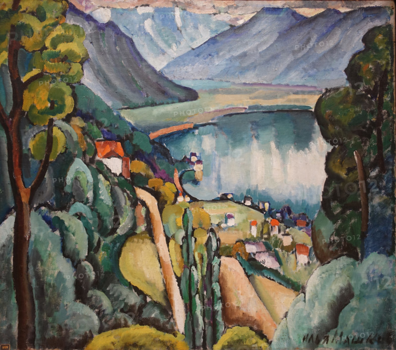 Lake Geneva Glion 1914 Mashkov Ilya Ivanovich (1881-1944)