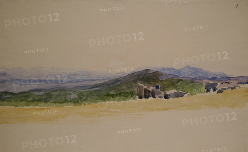 Mountains Second half of the 1840s - 1850s Ivanov Aleksander Andreevich (1806-1858) Watercolor, graphite pencil on paper