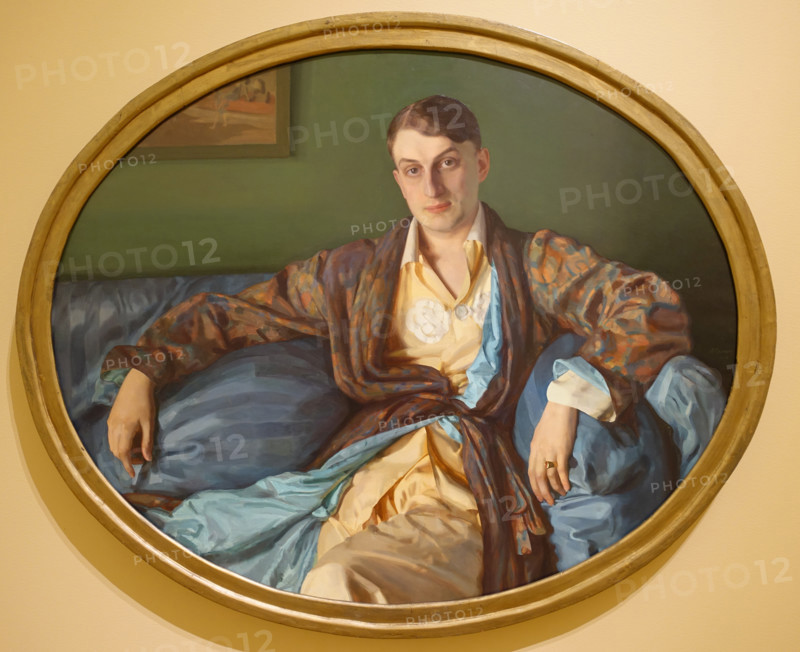 Portrait by Mefody Georgievich Lukyanov (1892-1932) 1918 Konstantin Andreevich Somov (1869-1939)