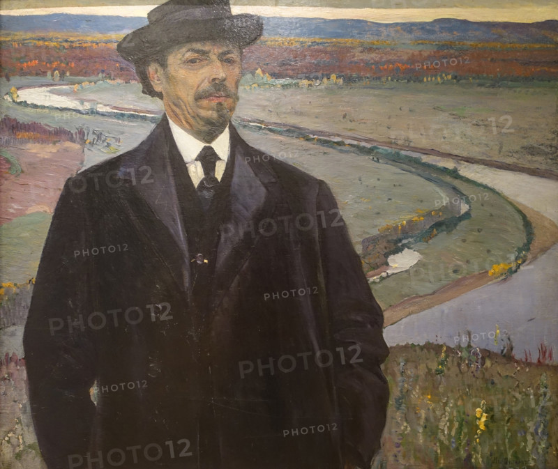 Self-portrait 1915 Mikhail Vasilyevich Nesterov (1862-1942)