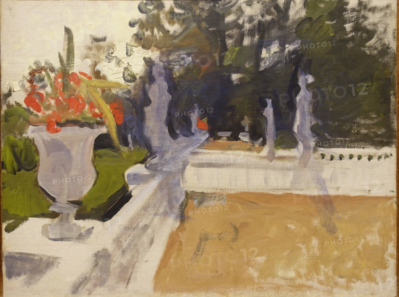 Balustrade in Arkhangelskoye 1933 Valentin Aleksandrovich Serov (1865-1911)