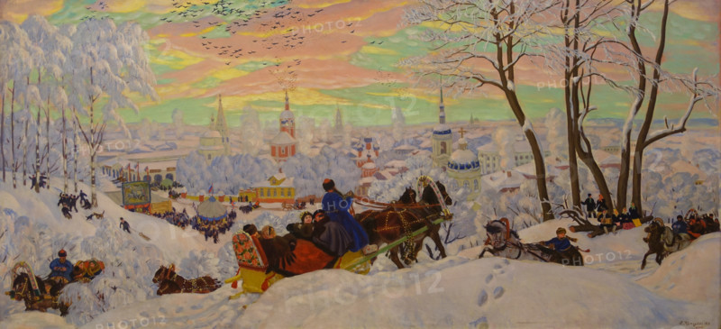 Maslenitsa 1916 Kustodiev Boris Mikhailovich (1878-1927)