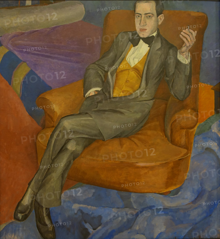 Portrait of the composer Artur Lurye (1891-1966) 1911 Lev Aleksandrovich Bruni (1894-1948)