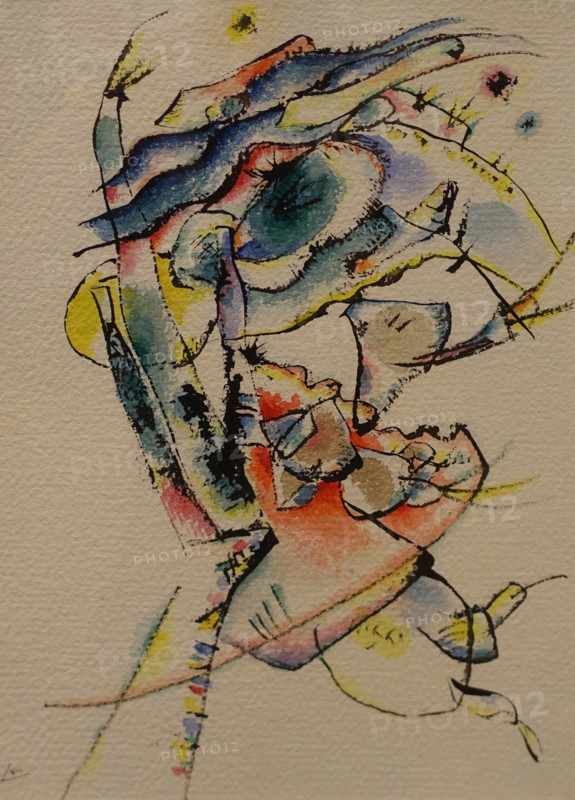 Abstract composition 1915-1917 Kandinsky Wassily (1866-1944) Watercolor
