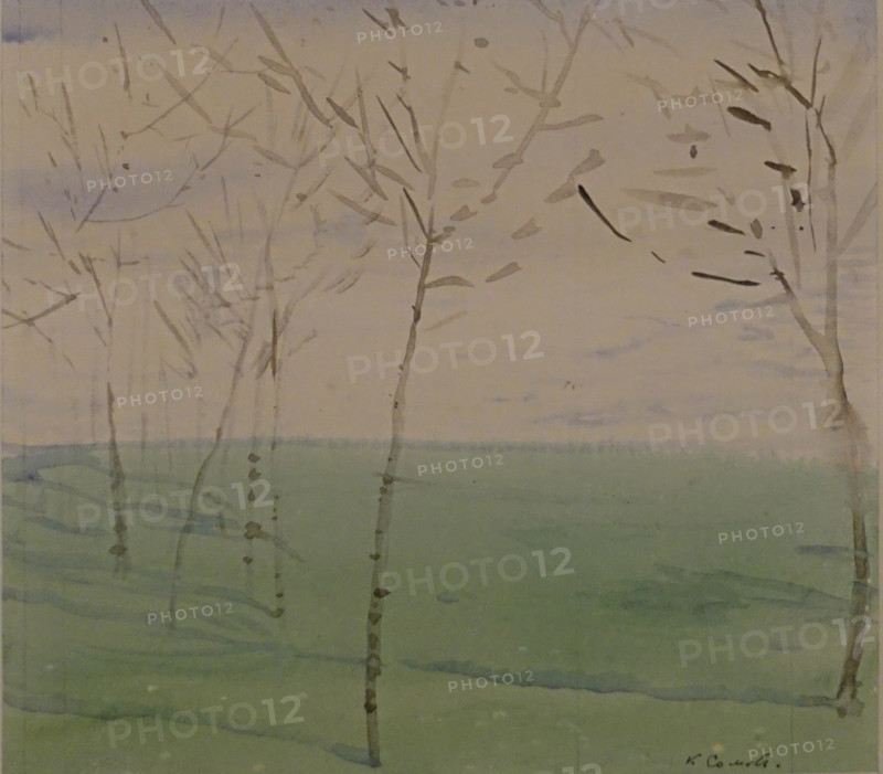 Spring landscape 1910 Konstantin Somov (1869-1939) Watercolour