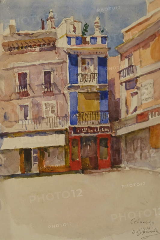 Seville, Spain 1910 Surikov Vasily (1848-1916) Watercolour