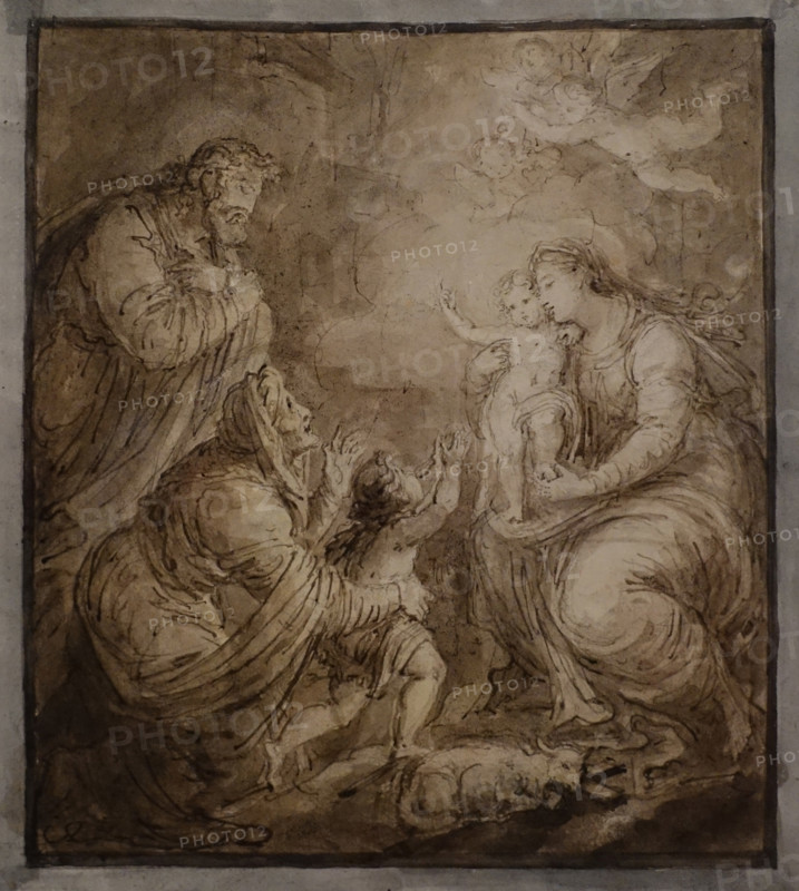 Adoration of the Child 1823 Jean-Marie Delaperche (1771-1843)