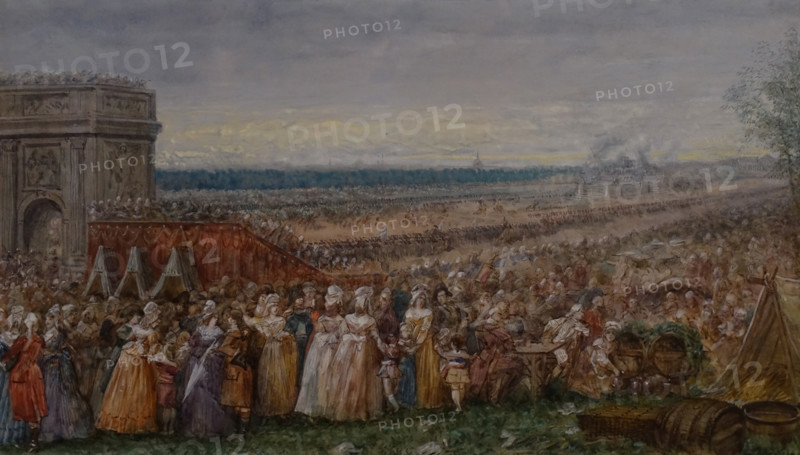 Federation Festival in Paris July 14, 1790 Joseph Navlet (1821-1889) 1880