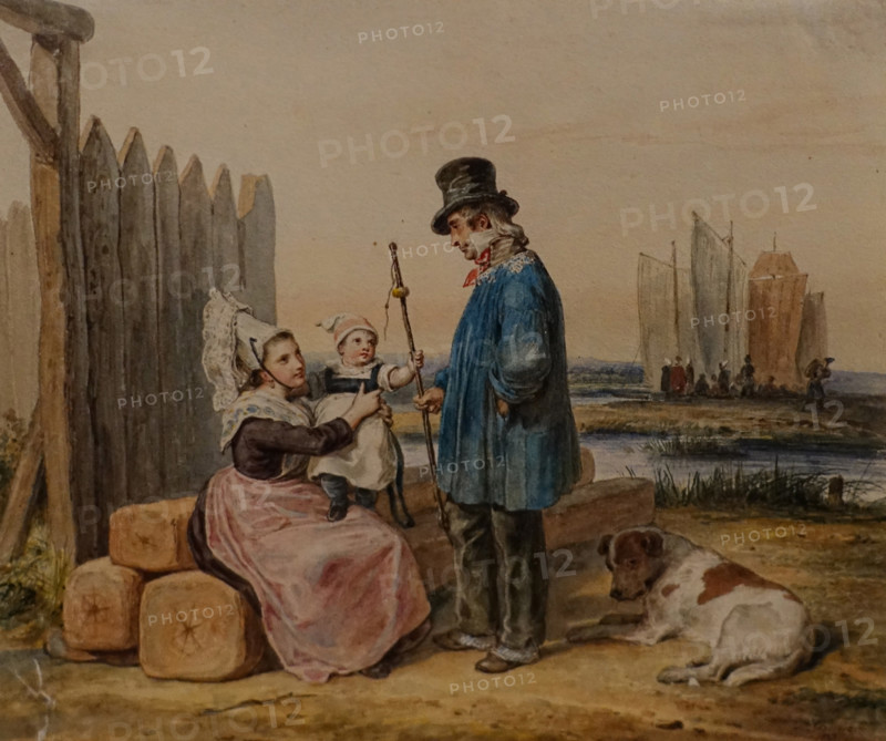 The Foster Father 1829 François Grenier (1793-1867)