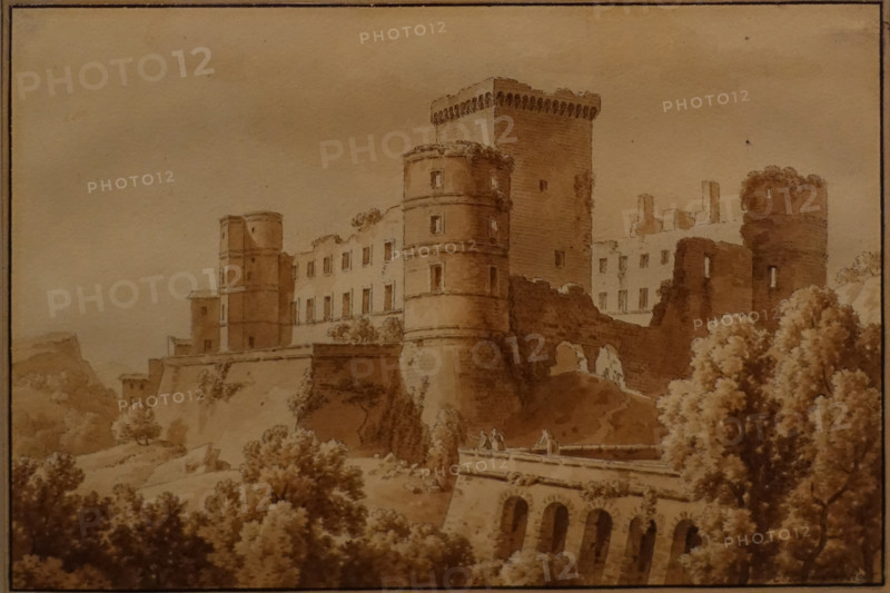 Ruins of a castle 1810 Constant Bourgeois (1767-1841)