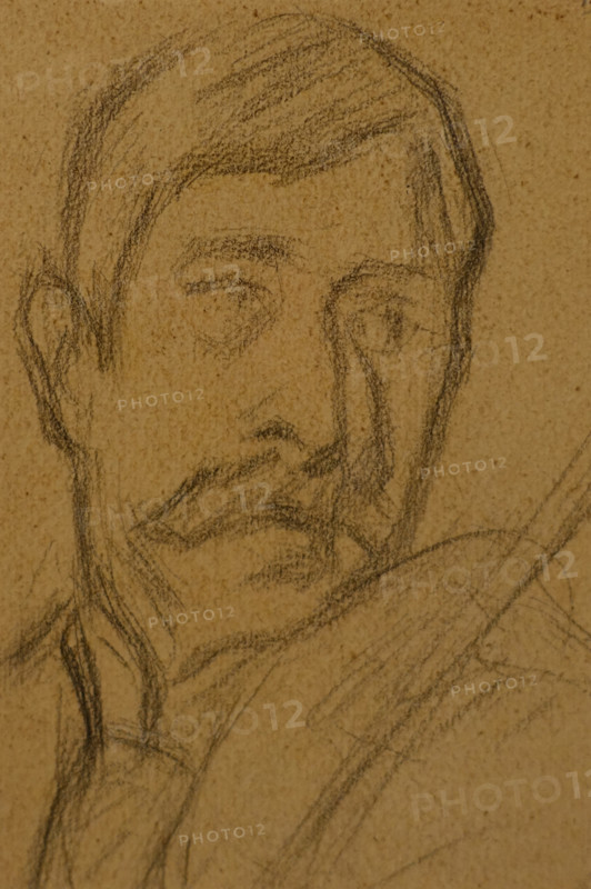 Portrait of Mikhail Matyushin (1861-1934) Late 1900s Elena Genrikhovna Guro (1877-1913)