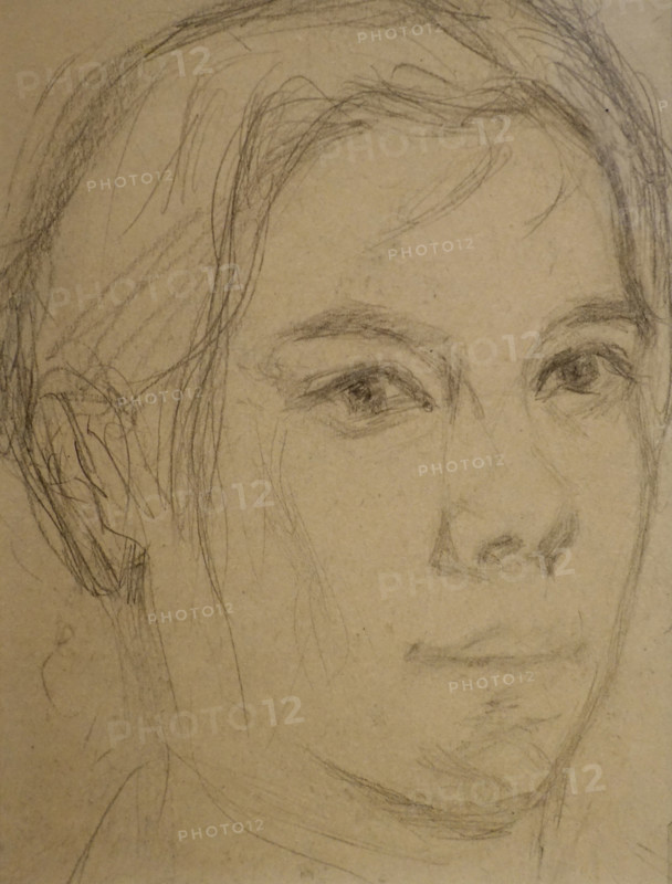 Self-portrait 1910s Elena Genrikhovna Guro (1877-1913)