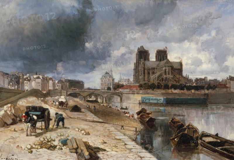 Notre-Dame seen from the Quai de la Tournelle.