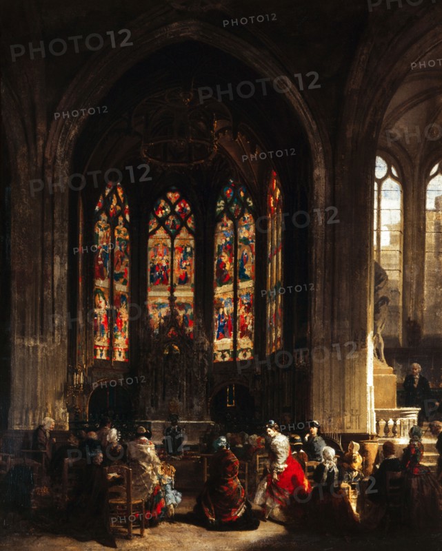 The Chapel of the Virgin at the Church of Saint-Gervais-Saint-Protais.