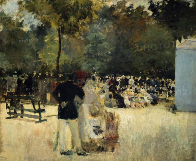 The Puppet Show in the Tuileries Garden.