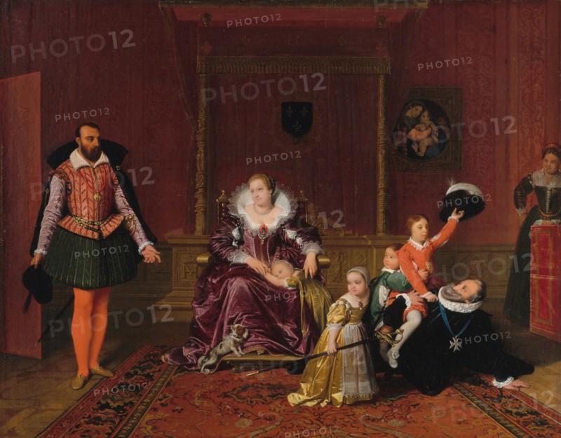 Henry IV Playing with His Children as the Spanish Ambassador Enters His Presence.