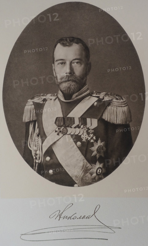 The Russian Tsar Nicholas II.