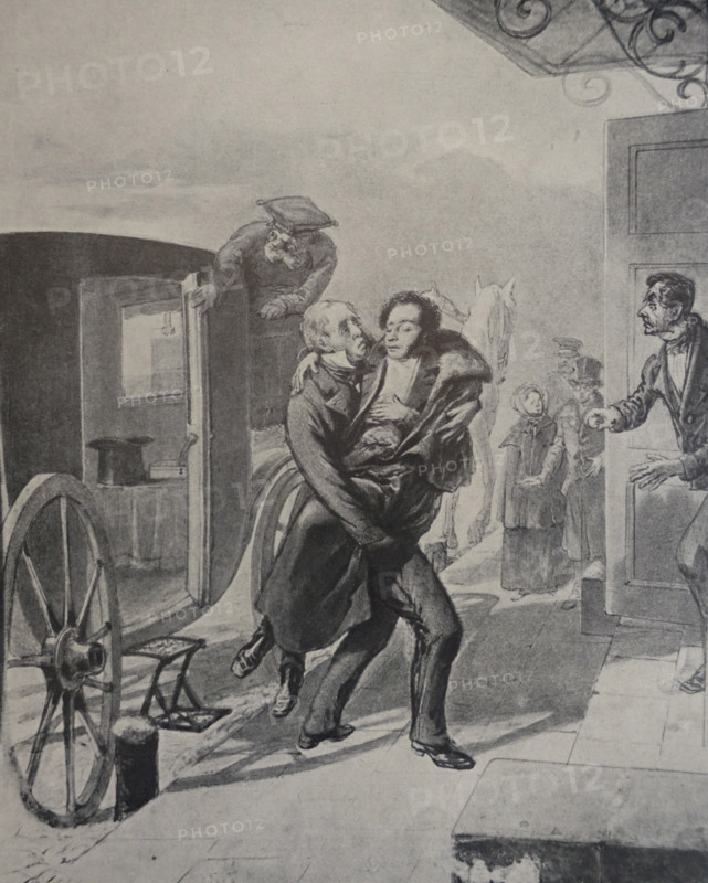 Pushkin's Return from the Duel.